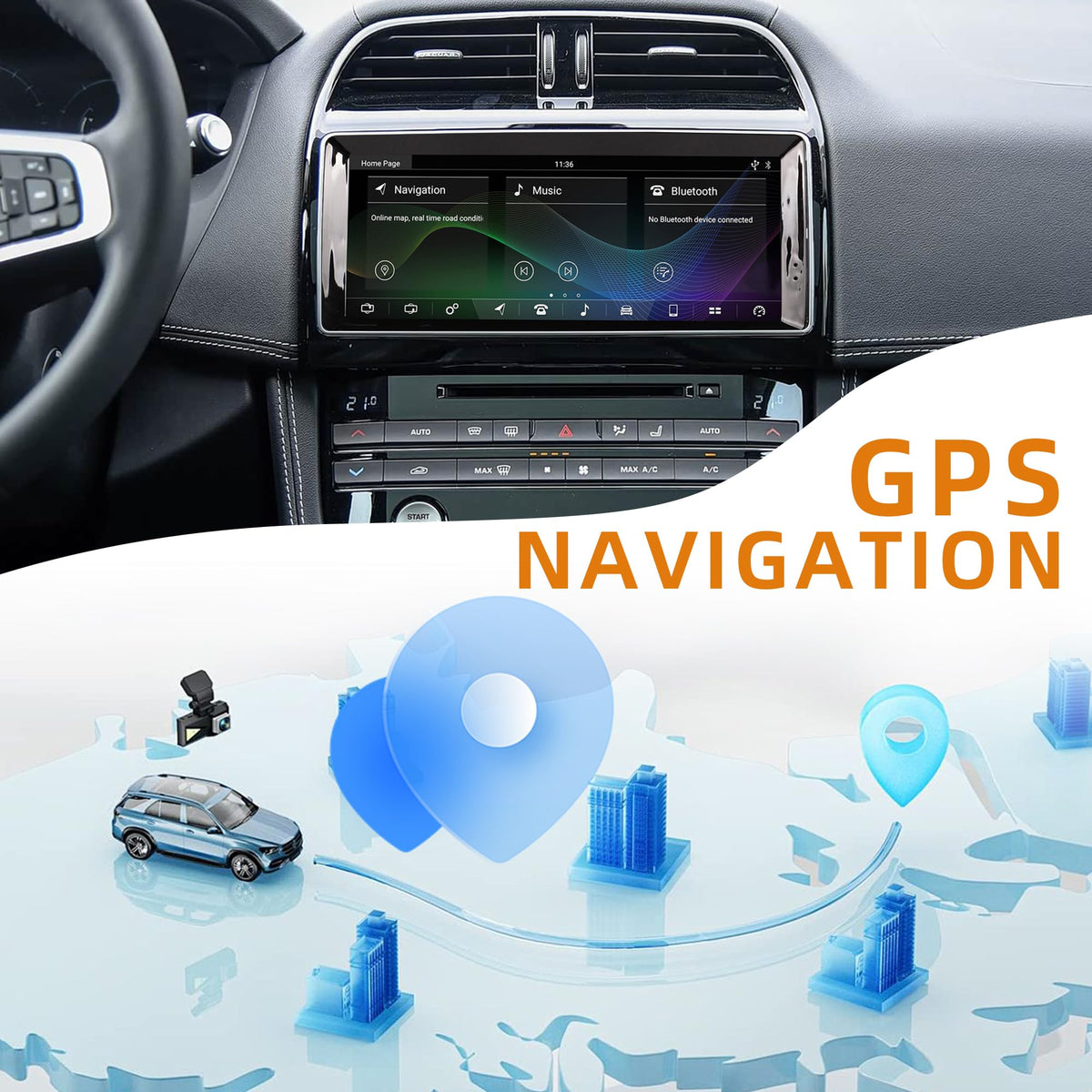 Car Stereo for Jaguar F-PACE 2016-2019